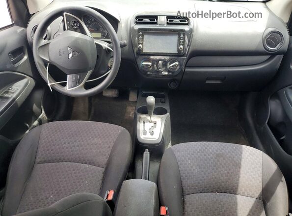 ML32A3HJ1KH002836 2019 MITSUBISHI MIRAGE Black წინა პანელის ხედი