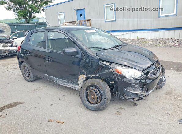 ML32A3HJ1KH002836 2019 MITSUBISHI MIRAGE Black წინა მარჯვენა