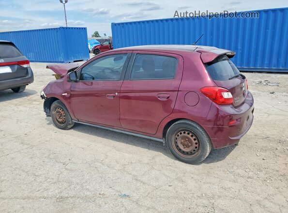 ML32A3HJ2HH004426 2017 MITSUBISHI MIRAGE Темно-бордовый Задняя левая четверть