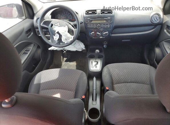ML32A3HJ2HH004426 2017 MITSUBISHI MIRAGE Темно-бордовый Вид панели приборов
