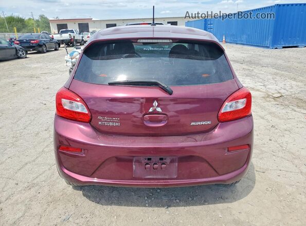 ML32A3HJ2HH004426 2017 MITSUBISHI MIRAGE Темно-бордовый Вид сзади
