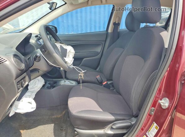 ML32A3HJ2HH004426 2017 MITSUBISHI MIRAGE Темно-бордовый Вид салона спереди