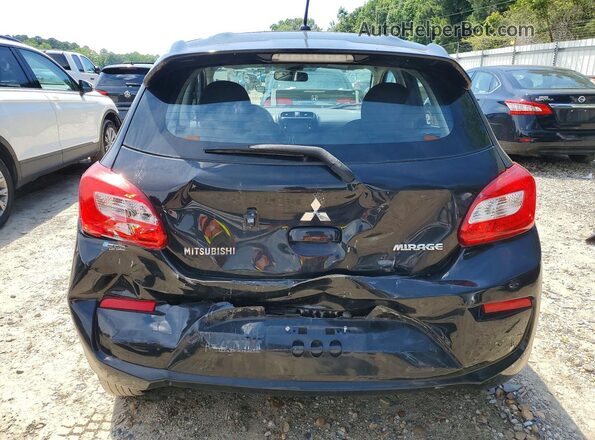 ML32A3HJ2KH014641 2019 MITSUBISHI MIRAGE Black Вид ззаду