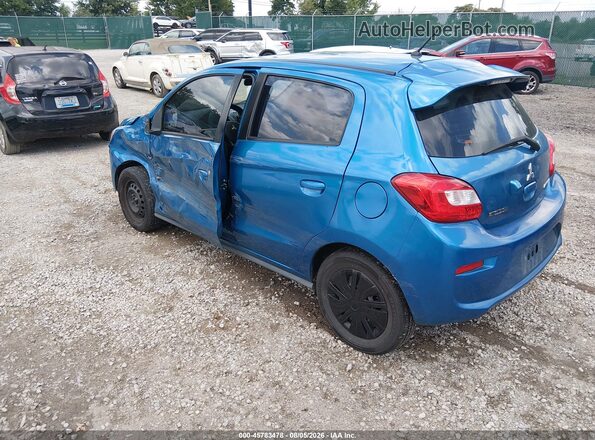 ML32A3HJ3KH007522 2019 MITSUBISHI MIRAGE Blue Հետևի ձախ