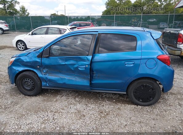 ML32A3HJ3KH007522 2019 MITSUBISHI MIRAGE Blue Սալոնի 360 աստիճան տեսք