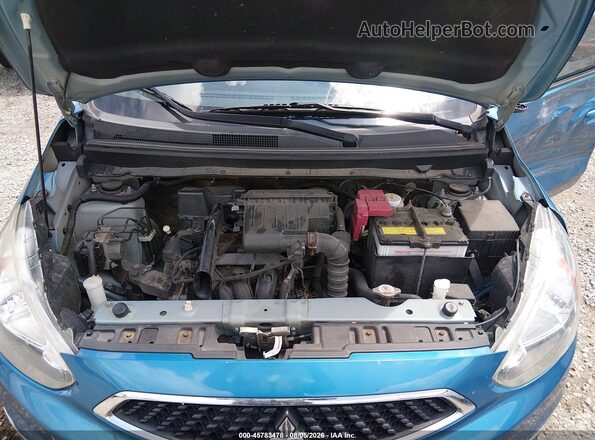 ML32A3HJ3KH007522 2019 MITSUBISHI MIRAGE Blue Հետևի տեսք