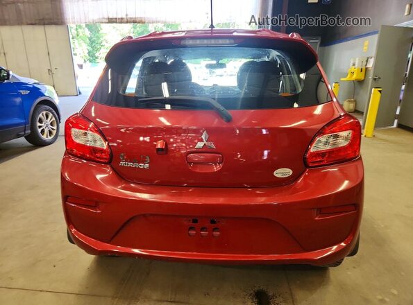 ML32A3HJ3LH001124 2020 MITSUBISHI MIRAGE Red Rear view