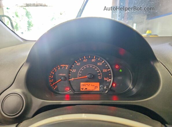 ML32A3HJ3LH001124 2020 MITSUBISHI MIRAGE Red Instrument cluster view