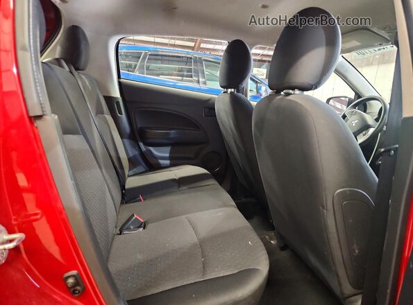 ML32A3HJ3LH001124 2020 MITSUBISHI MIRAGE Red Rear seats view