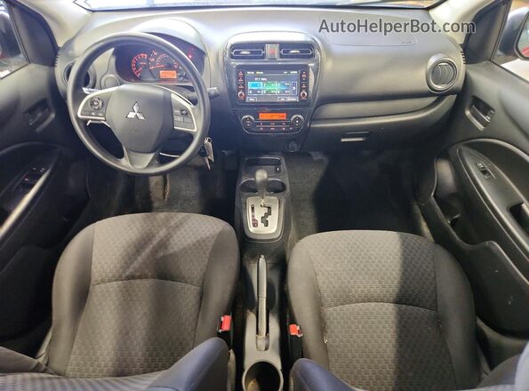 ML32A3HJ3LH001124 2020 MITSUBISHI MIRAGE Red Dashboard view