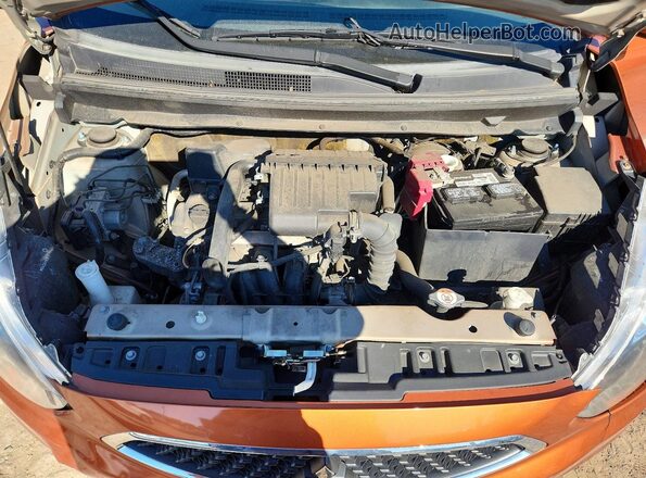 ML32A3HJ3LH004170 2020 MITSUBISHI MIRAGE Orange Vista interior trasera