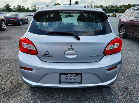 ML32A3HJ4HH008705 2017 MITSUBISHI MIRAGE Silver უკანა სავარძლების ხედი