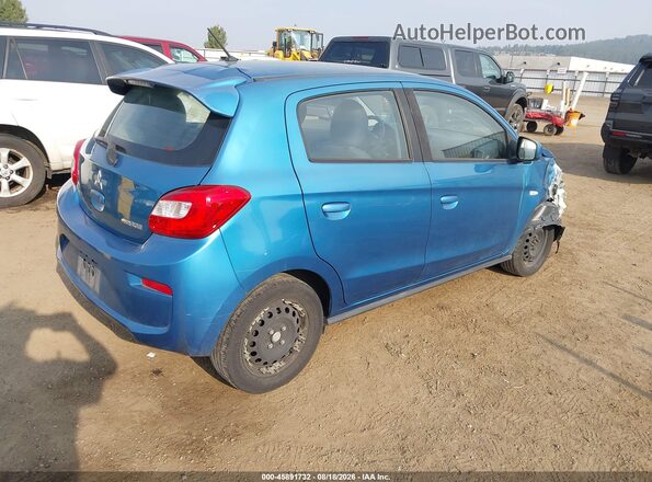 ML32A3HJ4HH020644 2017 MITSUBISHI MIRAGE Blue Задня права чверть