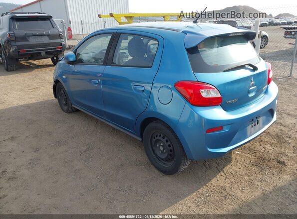 ML32A3HJ4HH020644 2017 MITSUBISHI MIRAGE Blue Задня ліва чверть