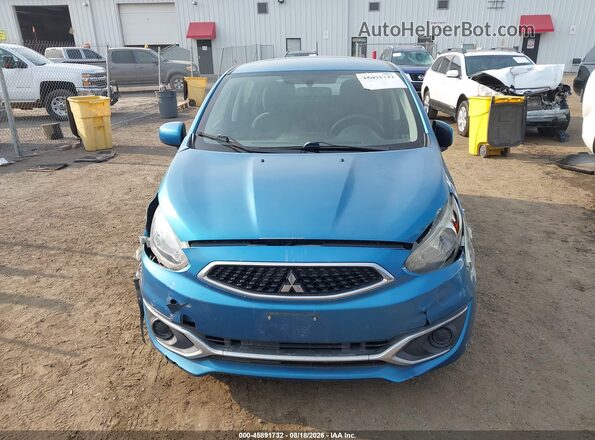 ML32A3HJ4HH020644 2017 MITSUBISHI MIRAGE Blue Вид задньої частини салону