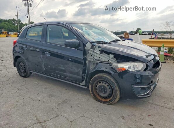 ML32A3HJ4KH009487 2019 MITSUBISHI MIRAGE Black Delantero derecho