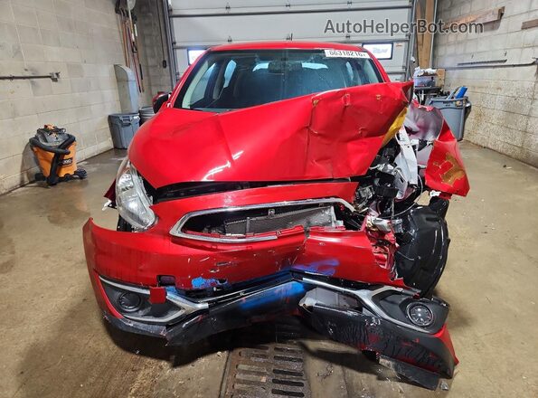 ML32A3HJ5HH012522 2017 MITSUBISHI MIRAGE Red Вид щитка приладів