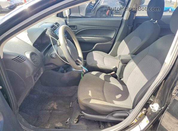 ML32A3HJ5HH016361 2017 MITSUBISHI MIRAGE Black Widok wnętrza z przodu