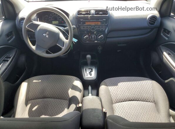 ML32A3HJ5HH016361 2017 MITSUBISHI MIRAGE Black Widok deski rozdzielczej