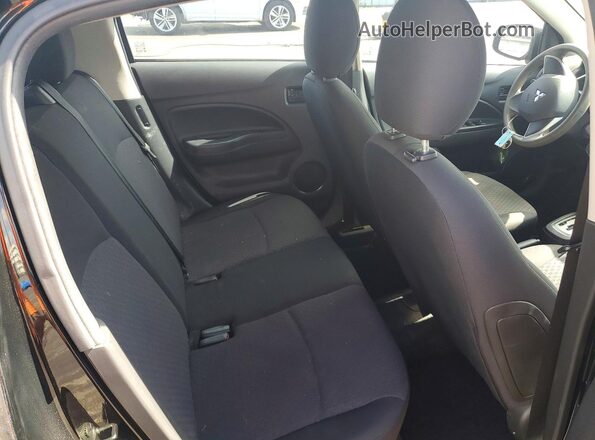 ML32A3HJ5HH016361 2017 MITSUBISHI MIRAGE Black Widok tylnych siedzeń