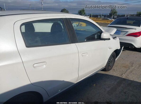 ML32A3HJ5KH014410 2019 MITSUBISHI MIRAGE White უკანა სალონის ხედი