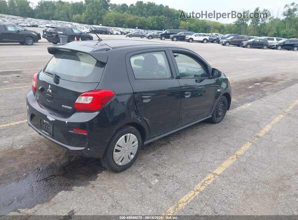 ML32A3HJ6KH013086 2019 MITSUBISHI MIRAGE Black უკანა მარჯვენა