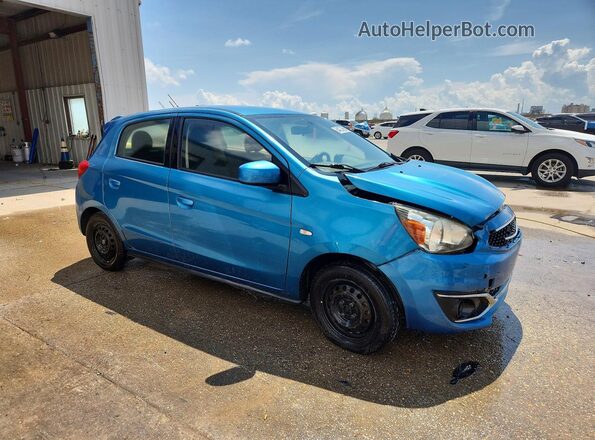 ML32A3HJ7HH015079 2017 MITSUBISHI MIRAGE Blue Передня права чверть
