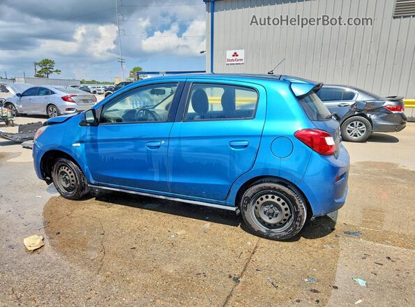 ML32A3HJ7HH015079 2017 MITSUBISHI MIRAGE Blue Задня ліва чверть