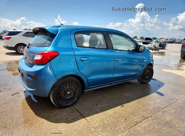 ML32A3HJ7HH015079 2017 MITSUBISHI MIRAGE Blue Задня права чверть