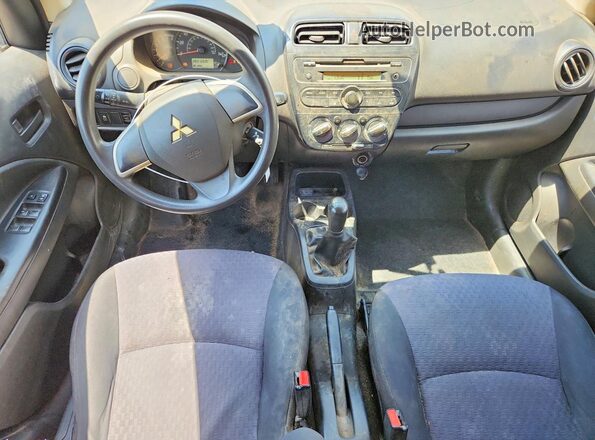 ML32A3HJ7HH015079 2017 MITSUBISHI MIRAGE Blue Вид панелі приладів