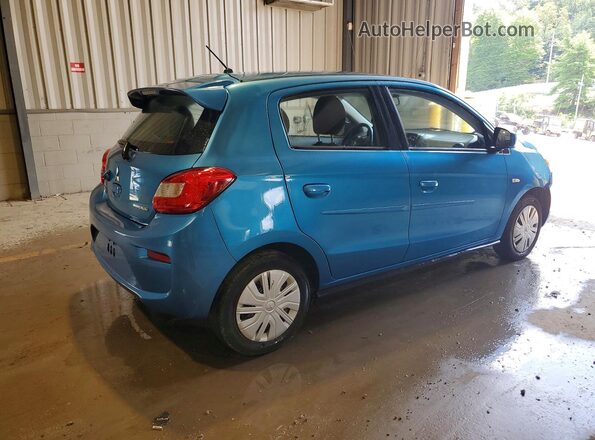 ML32A3HJ8JH003464 2018 MITSUBISHI MIRAGE Синий Задняя правая четверть