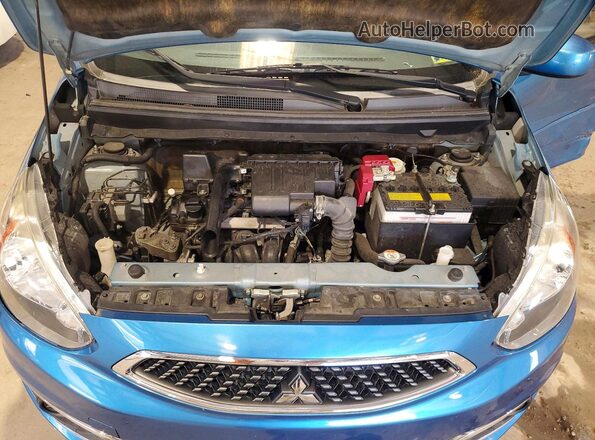 ML32A3HJ8JH003464 2018 MITSUBISHI MIRAGE Синий Вид подкапотного пространства
