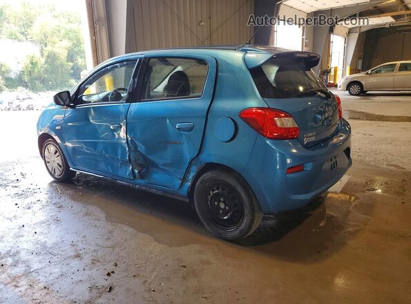 ML32A3HJ8JH003464 2018 MITSUBISHI MIRAGE Синий Задняя левая четверть