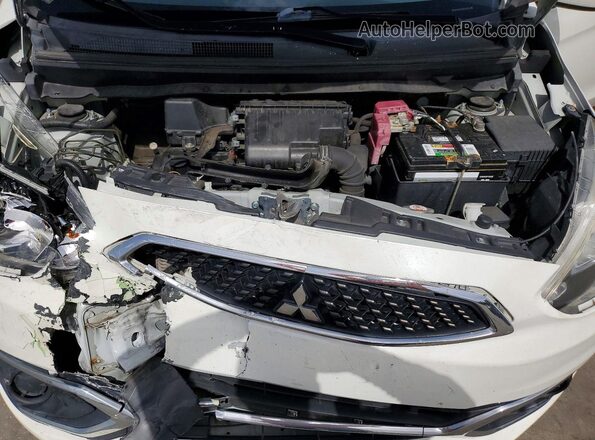 ML32A3HJ8KH014417 2019 MITSUBISHI MIRAGE White Vista interior trasera