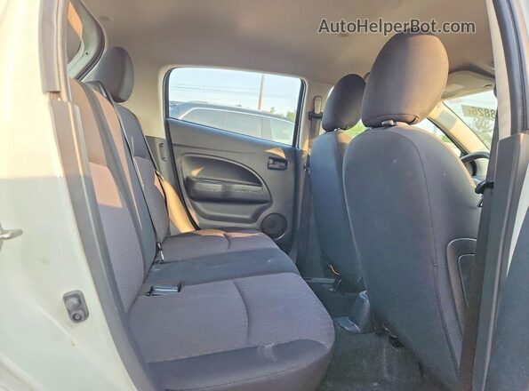 ML32A3HJ9JH010018 2018 MITSUBISHI MIRAGE White Rear seats view