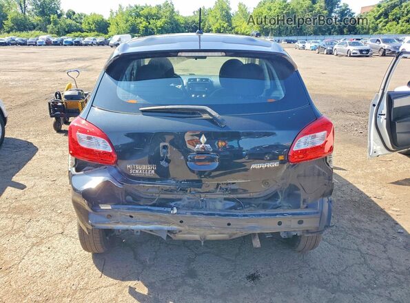 ML32A3HJ9KH014569 2019 MITSUBISHI MIRAGE Black Вид ззаду