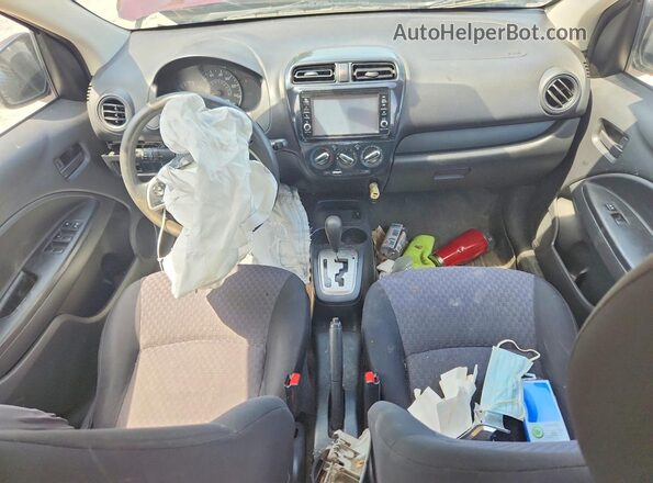 ML32A3HJXKH003550 2019 MITSUBISHI MIRAGE Burgundy Вид панелі приладів