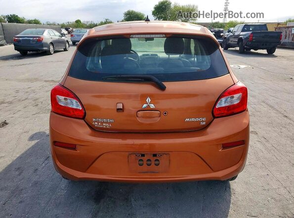 ML32A4HJ1HH016265 2017 MITSUBISHI MIRAGE Оранжевый Вид сзади