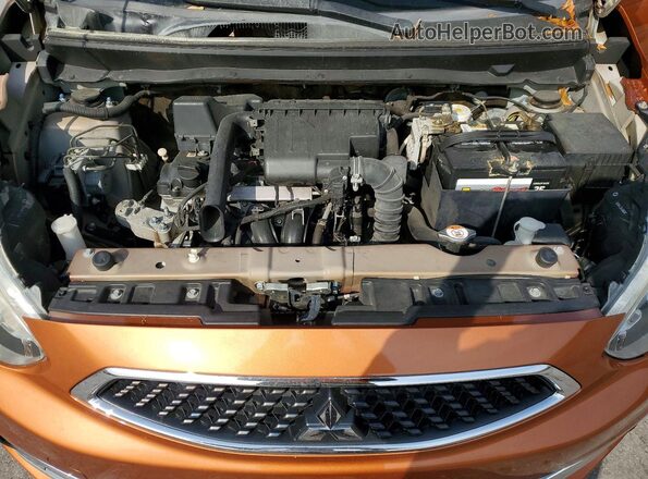 ML32A4HJ1HH016265 2017 MITSUBISHI MIRAGE Оранжевый Вид задней части салона