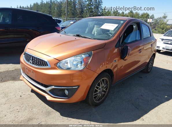 ML32A4HJ3HH008913 2017 MITSUBISHI MIRAGE Orange წინა მარცხენა ხედი სამი მეოთხედიდან