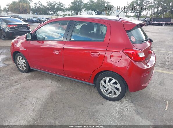 ML32A4HJ3JH013034 2018 MITSUBISHI MIRAGE Красный Задняя левая четверть