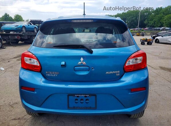 ML32A4HJ5KH002893 2019 MITSUBISHI MIRAGE Blue Rear view