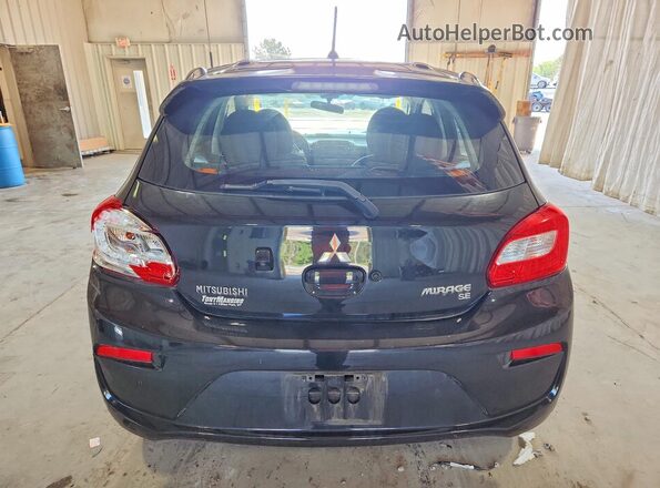 ML32A4HJXJH006565 2018 MITSUBISHI MIRAGE Black უკანა ხედი