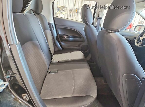 ML32A4HJXJH006565 2018 MITSUBISHI MIRAGE Black უკანა სავარძლების ხედი
