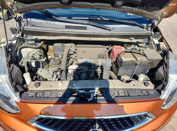 ML32A5HJ0KH004752 2019 MITSUBISHI MIRAGE Orange უკანა სალონის ხედი