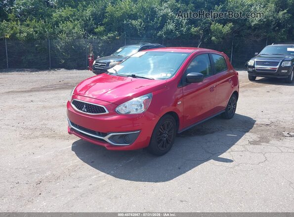 ML32A5HJ4KH004446 2019 MITSUBISHI MIRAGE Red წინა მარცხენა ხედი სამი მეოთხედიდან