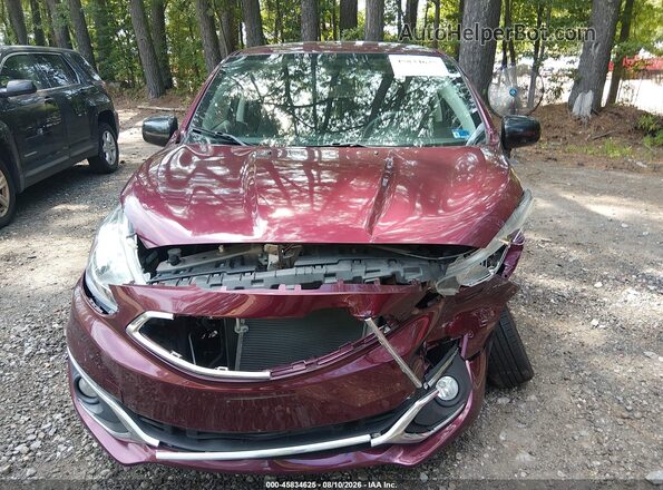 ML32A5HJXKH012616 2019 MITSUBISHI MIRAGE Burgundy Dashboard view