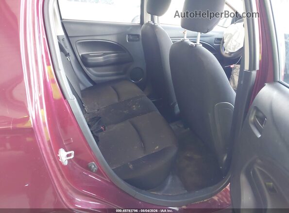 ML32AUHJ0MH009284 2021 MITSUBISHI MIRAGE Бордовый Вид наклейки с VIN-кодом