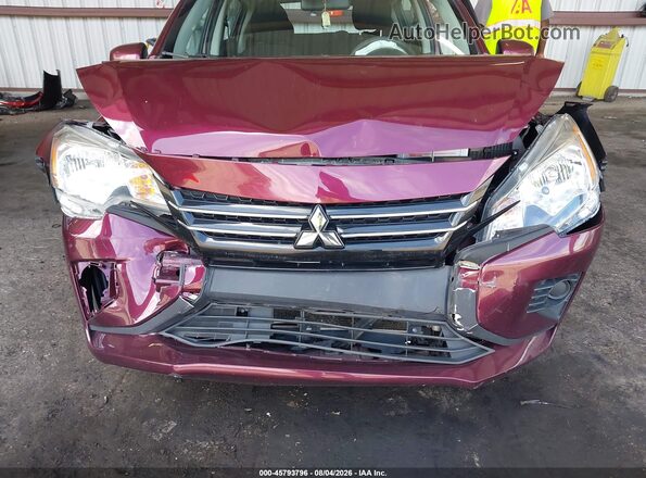 ML32AUHJ0MH009284 2021 MITSUBISHI MIRAGE Бордовый Вид задней части салона
