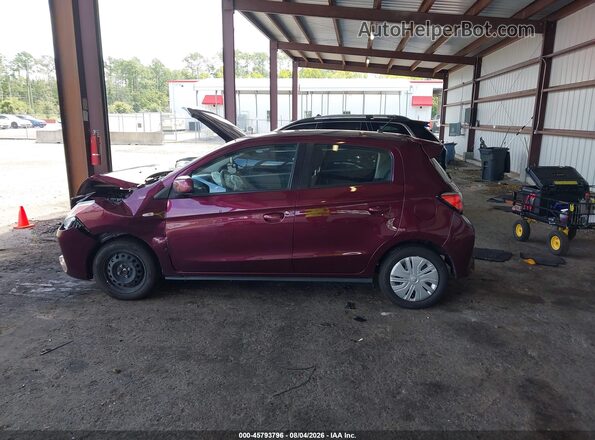 ML32AUHJ0MH009284 2021 MITSUBISHI MIRAGE Бордовый 
